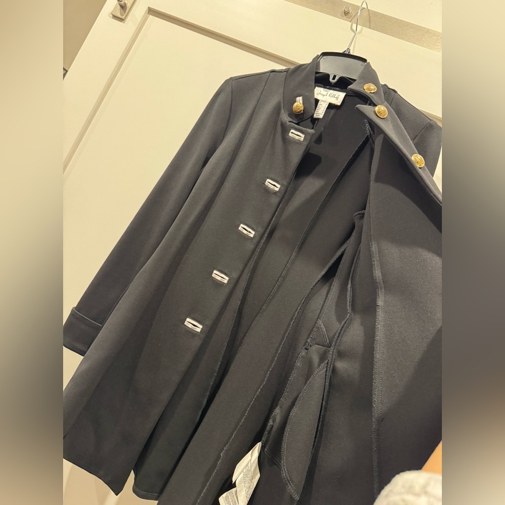Joseph Ribkoff Black Jacket with Gold Buttons - Picture 11 of 15